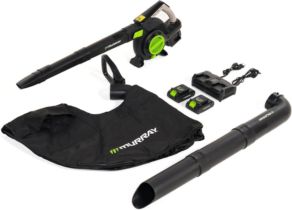 Murray, Soffiatori per foglie, MU-BAT-VB270-KIT, 20 V, 45 L, 000 giri/min, Nero