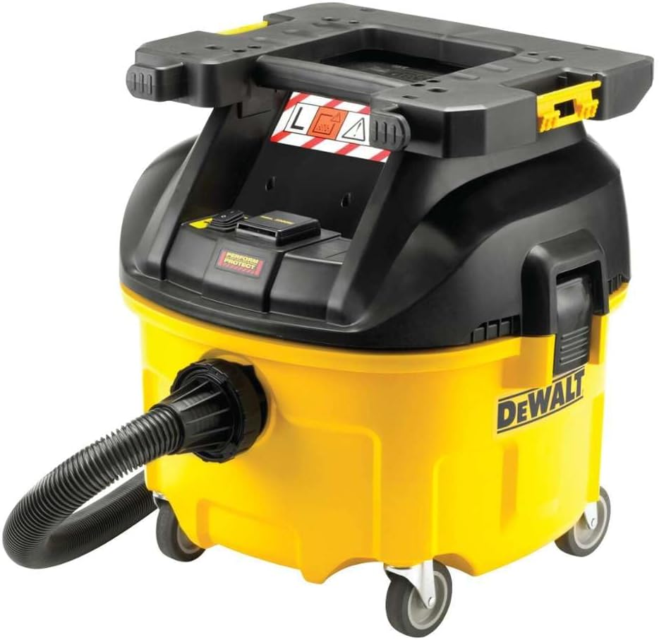 DEWALT, Aspirapolvere solidi e liquidi, DWV901LT-QS, 1400 W, Nero, Bluetooth