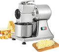 AityBuy, Grattugie di formaggio elettriche, 37 kg, 40,5 x 24 x 43 cm, 550 W, Nero, acciaio inox, vano contenitore