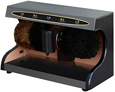 Spazzole per scarpe, YANYUESHOP, 51x28x33 cm, 60 W, 220 V, Nero, acciaio inox