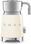 Smeg, Frullini montalatte automatici, MFF11CREU, 600 ml, 500 W, Nero, 6 funzioni