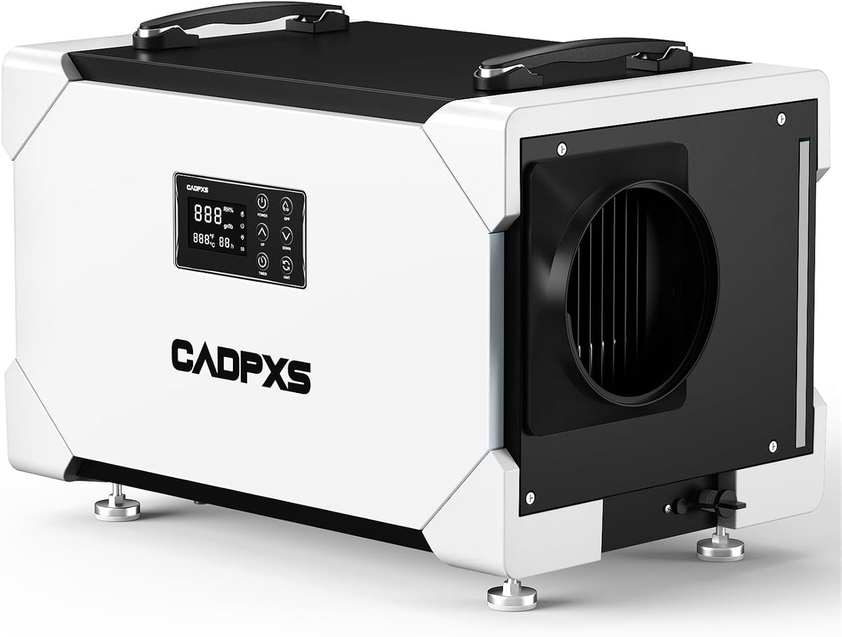 CADPXS, Deumidificatore, 53,1 x 34,3 x 36,8 cm, 23,3 kg, 2 m, Bianco, timer