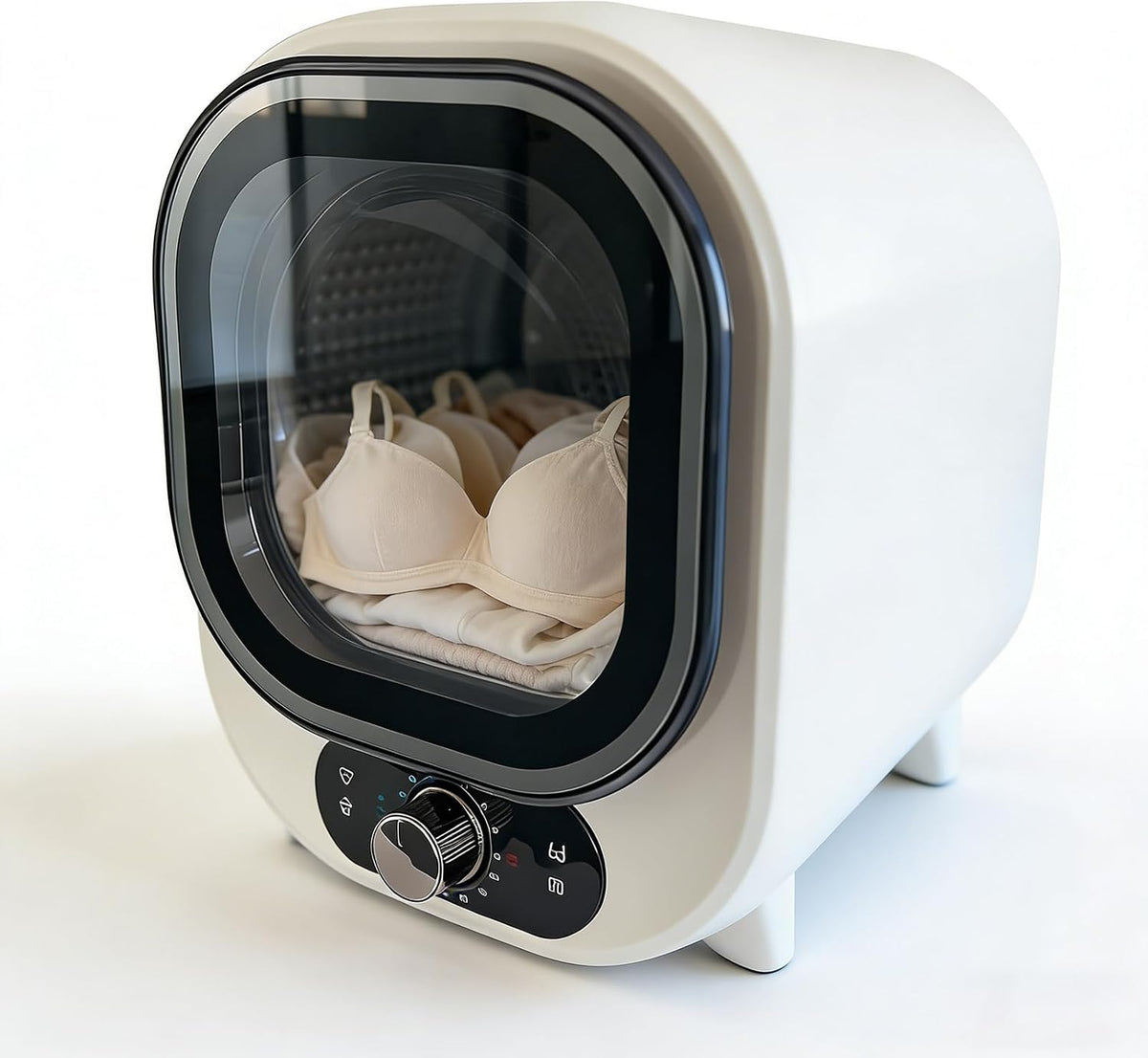 Asciugatrice, 0,8 kg, 350 x 430 x 430 mm, 450 W, Bianco, acciaio inox