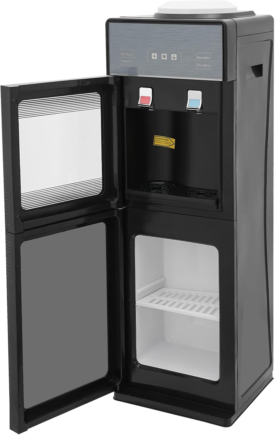 DCSYOG, Distributori e fontane d'acqua, 19 l, 30 x 30 x 97 cm, 220 V, Nero