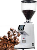 vnmudzeo, Macchine da caffè tazza singola, 60 Mm, 500 G, 46x23x13 cm, Argento/Bianco, acciaio inox, vano contenitore