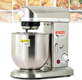 QYANPEN, Robot da cucina, 10 litri, 500 W, 15 kg, Argento, acciaio inox