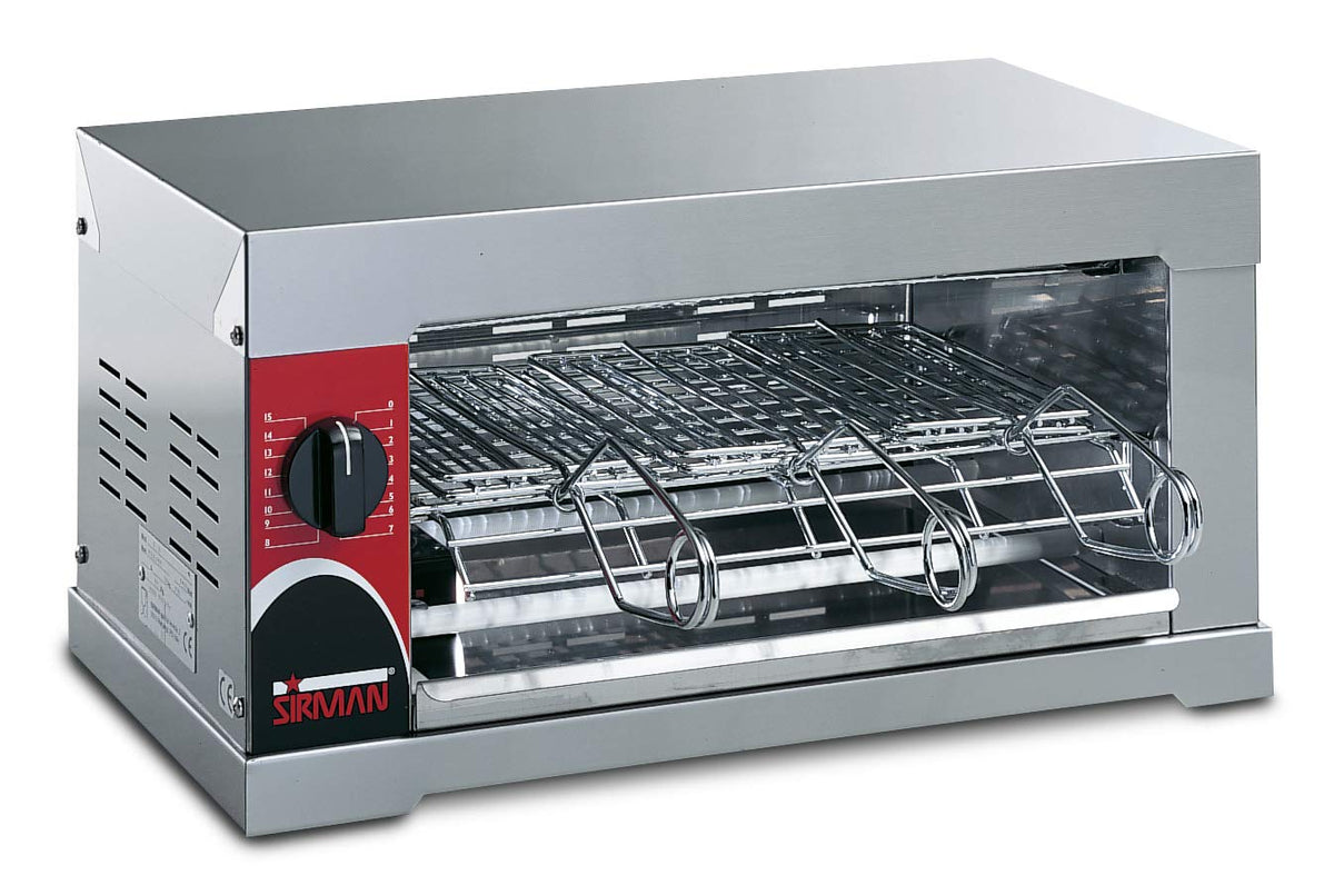 Sirman, Elettrodomestici per la cucina, Nero, acciaio inox, timer