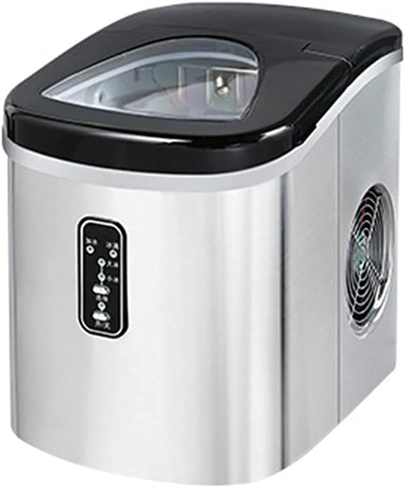 LYDBMYT, Macchina per cubetti di ghiaccio, 13 kg, 2,2 l, 3 cm, Grigio