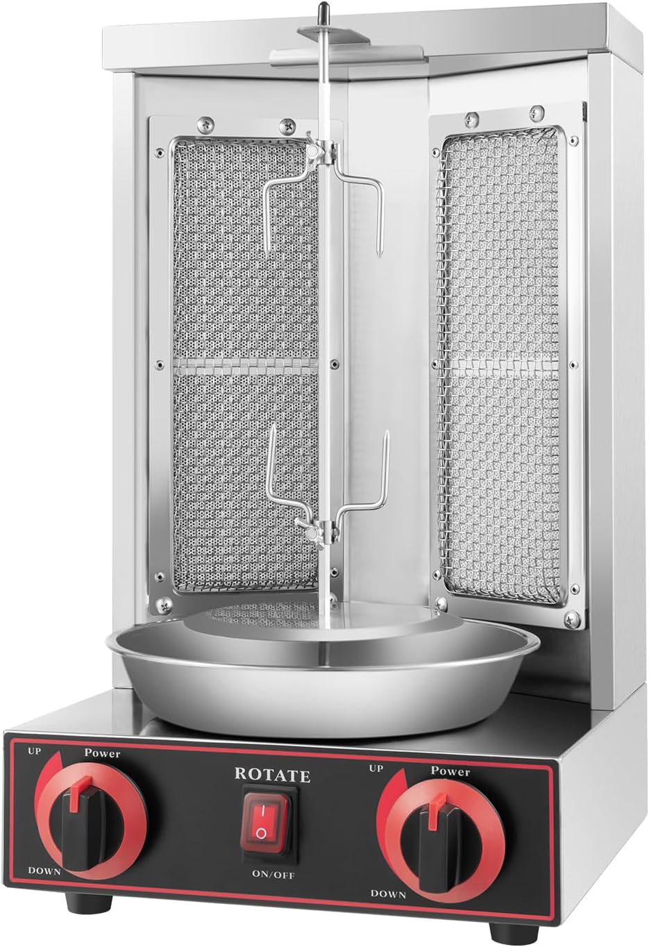 Tavolo, Kaibrite, 220 V, 3000 W, Grigio, acciaio inox, funzione grill