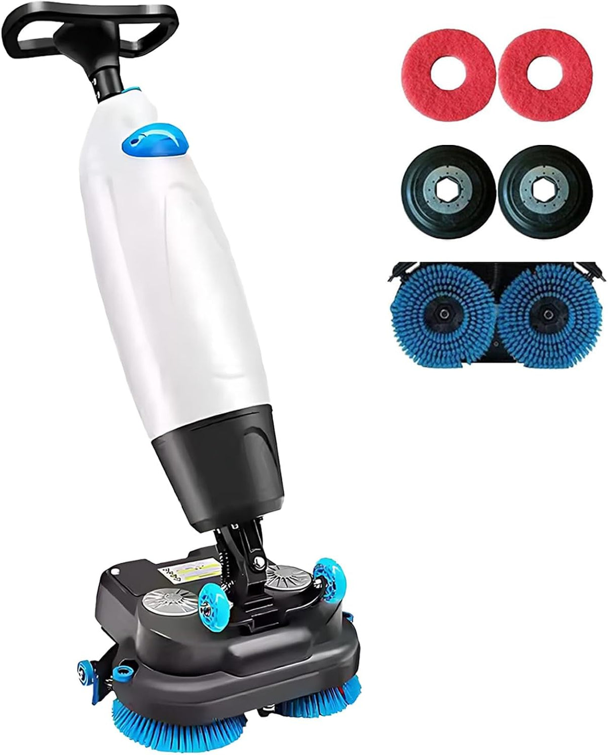 SEDAMORALLY, Lavapavimenti, 200 W, 24 V, 22 kg, Marrone, 3 in 1